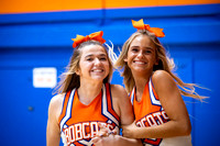 CHS Cheer at Varisty Vball Game vs Legacy